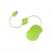 Emerge Technologies Retractable Optical Mouse-green (ETMOUSEGN)