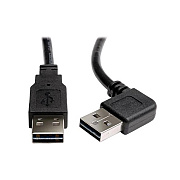 Tripp Lite 3ft Reversible Usb Cable Right Angle-a/a (UR020003RA)