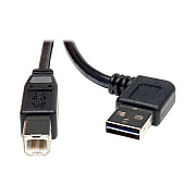 Tripp Lite 3ft Reversible Usb Cable Right Angle-a/b (UR022003RA)