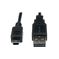 Tripp Lite 6ft USB 2.0 High Speed Reversible Cable A to 5Pin Mini B M/M 6' (UR030006)