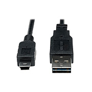 Tripp Lite 6ft Rev Usb Cable Right Angle-a/mini-b (UR030006RA)