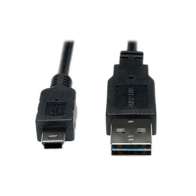 Tripp Lite 3ft Rev Usb Cable Right Angle-a/micro-b (UR050003RA)