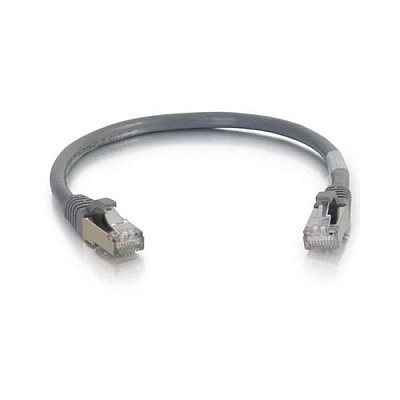 C2G 1ft Cat6a Snagless Stp Cbl-gry (00638)