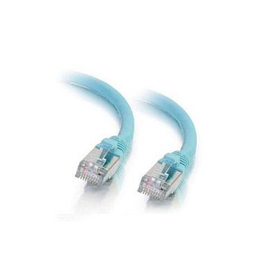 C2G 35ft Cat6a Snagless Stp Cbl-aqua (00756)