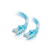C2G 4ft Cat6a Snagless Ethernet Cable-aqua (00760)