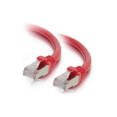 C2G 25ft Cat6 Snagless Stp Cbl-red (00856)