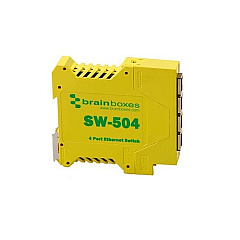 Brainboxes Industrial Ethernet 4 Port Switch (SW504)