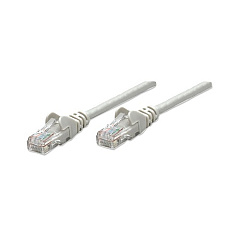 Intellinet 1.5 Ft Grey Cat5e Snagless Patch Cable (318228)