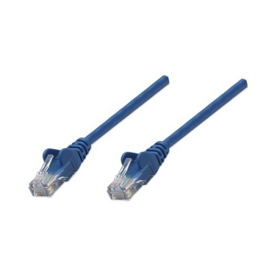 Intellinet 10 Ft Blue Cat5e Snagless Patch Cable (319775)