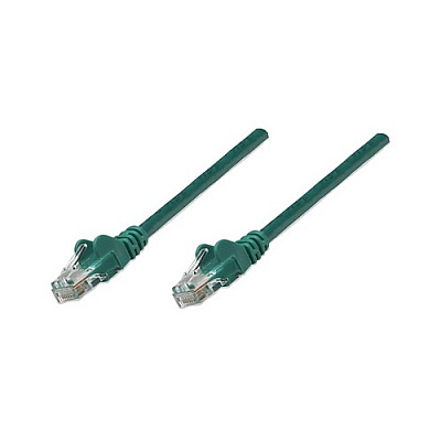 Intellinet 14 Ft Green Cat5e Snagless Patch Cable (319836)