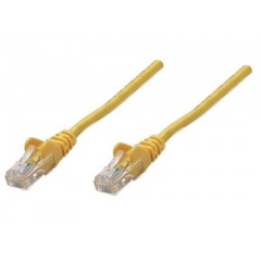 Intellinet 14 Ft Yellow Cat5e Snagless Patch Cable (319850)