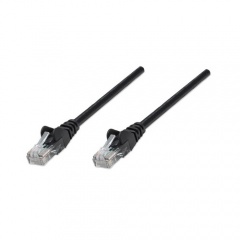 Intellinet 10 Ft Black Cat5e Snagless Patch Cable (320764)