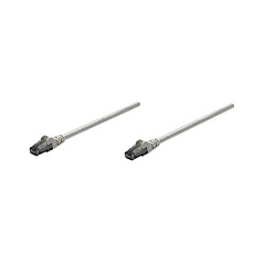 Intellinet 7 Ft Grey Cat6 Snagless Patch Cable (334112)