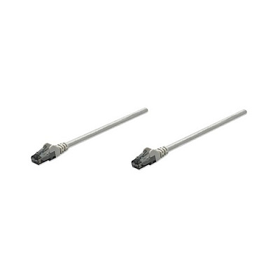 Intellinet 5 Ft Grey Cat6 Snagless Patch Cable (340380)