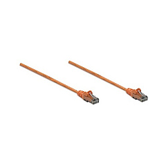 Intellinet 14 Ft Orange Cat6 Snagless Patch Cable (343749)