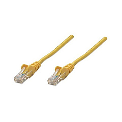 Intellinet 1.5 Ft Yellow Cat5e Snagless Patch Cable (345118)