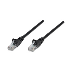 Intellinet 1.5 Ft Black Cat5e Snagless Patch Cable (345125)