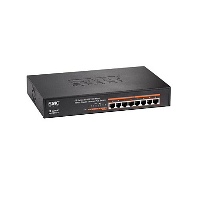 Edgecore Americas Networking 8-port 10 100 1000 Mbps Unmanaged Poe (GS801P NA)