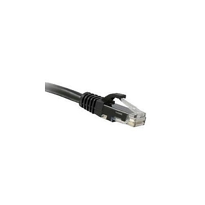 Enet Solutions Cat5e Black 10ft Molded Boot Patch Cbl (C5EBK10ENC)