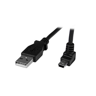 StarTech 1m Usb To Up Angle Mini Usb Cable (USBAMB1MU)