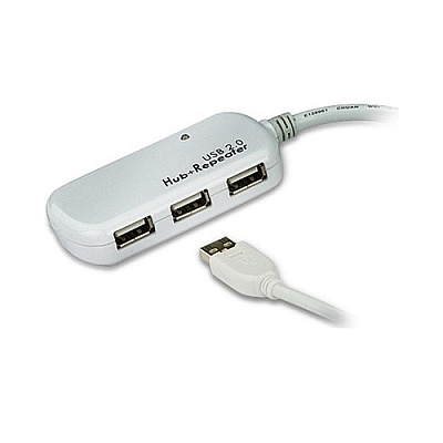 Aten 4port Usb 2.0 Hub With Builtin 39ft. (UE2120H)