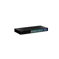Trendnet 24-port 10/100mbps Web Smart Poe Switch W/ 4 Gigabit Ports And 2 Mini-gbic Slots (TPE224WS)
