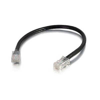 C2G 6in Cat5e Nonbooted Utp Cable-blk (00943)
