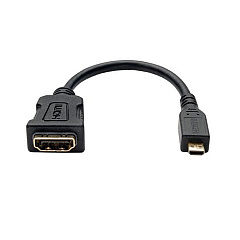 Tripp Lite 6in Micro Hdmi To Hdmi Adapter 1080p M/f (P14206NMICRO)