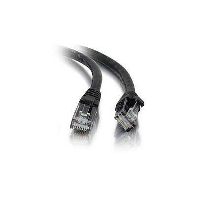 C2G 6in Cat5e Snagless Ethernet Cable-black (00933)