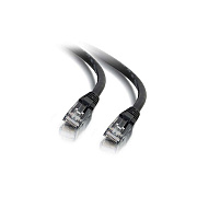 C2G 6in Cat6 Snagless Ethernet Cable-black (00953)