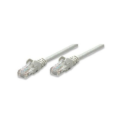 Intellinet 50 Ft Grey Cat5e Snagless Patch Cable (319973)