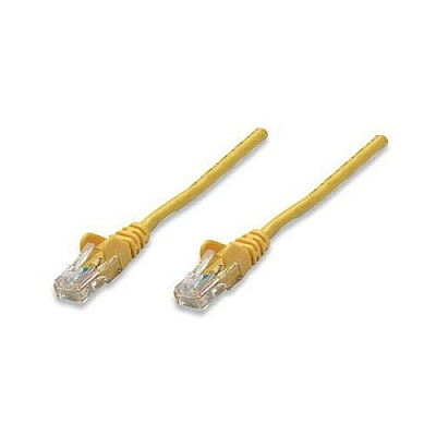 Intellinet 100 Ft Yellow Cat5e Snagless Patch Cable (320665)