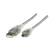 Manhattan - Strategic 6ft Usb 2.0 A Male / Mini-b Male Cable (333412)