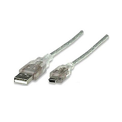 Manhattan - Strategic 6ft Usb 2.0 A Male / Mini-b Male Cable (333412)