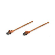 Intellinet 50 Ft Orange Cat6 Snagless Patch Cable (342308)