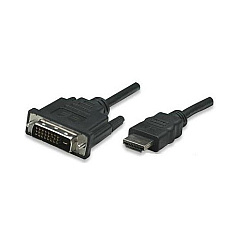 Manhattan - Strategic 6 Ft Hdmi M/dvi-d/m, Dual Link (372503)