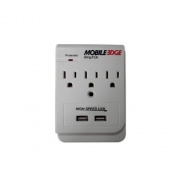 Mobile Edge Dual Power Dx (3 Ac And 2 Usb Wall ) (MEAUAC)