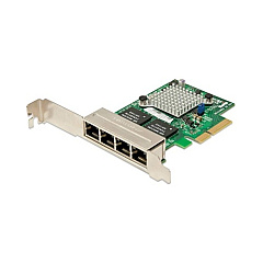 Supermicro Computer 4-port Gbe Card Based On Intel I350 (AOCSGPI4)