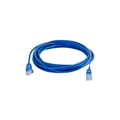 C2G 0.5ft Cat5e Utp 28awg Blue (01017)