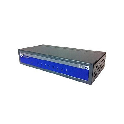 Amer Networks 8 Port 10/100 Switch Metal Housing (S8)