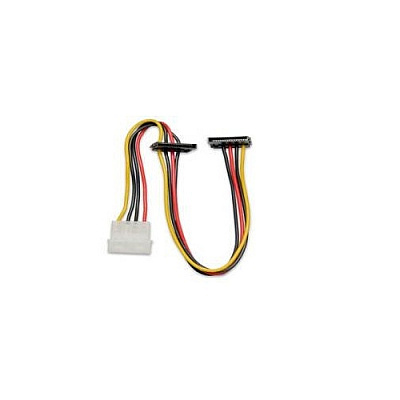 Syba Multimedia 6in Molex 4-pin Male To 2x 15-pin Sata P (SYCAB40018)