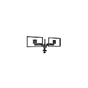 Chief Manufacturing K1 Clmn Mnt Dual Display 1l Arm/ Blk (K1C210B)