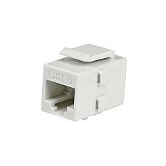 StarTech White Cat 6 Rj45 Keystone Jack Coupler (C6KEYCOUPLWH)