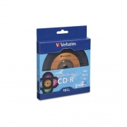 Verbatim Cd-r 80min W/ Digital Vinyl Surface 10pk (97935)