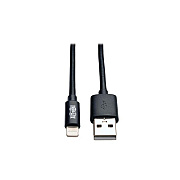 Tripp Lite 3ft Usb Lightning Charge Cable Black 1m (M100003BK)