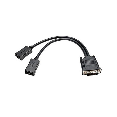 Tripp Lite 1ft Dual Dport Splitter Cable Dms59 Mfx2 (P576001DP)