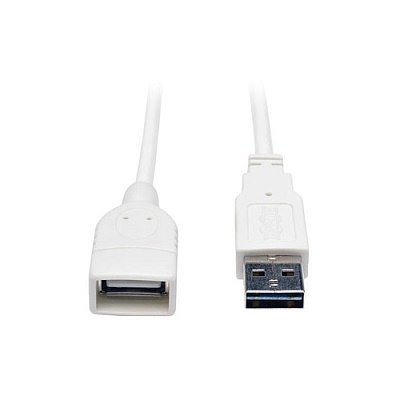 Tripp Lite 3ft Reversible Usb Cable A/a White (UR024003WH)