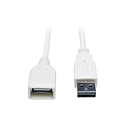 Tripp Lite 10ft Reversible Usb Cable A/a White (UR024010WH)
