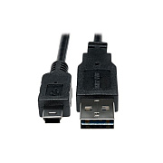 Tripp Lite 1ft Reversible Usb Cable A/5pin Mini-b (UR030001)