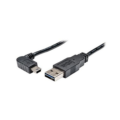 Tripp Lite 6ft Rev Usb Cable A/right Angle Mini-b (UR030006RAB)